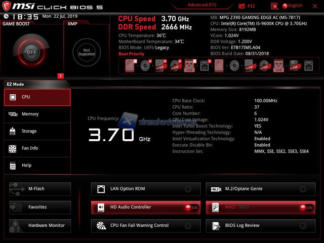 msi z390 gaming edge ac bios oc 11